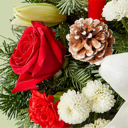 Seasonal Festivities Centerpiece – ILLUSIONS FLORAL & GIFTS LLC, Marshfield WI