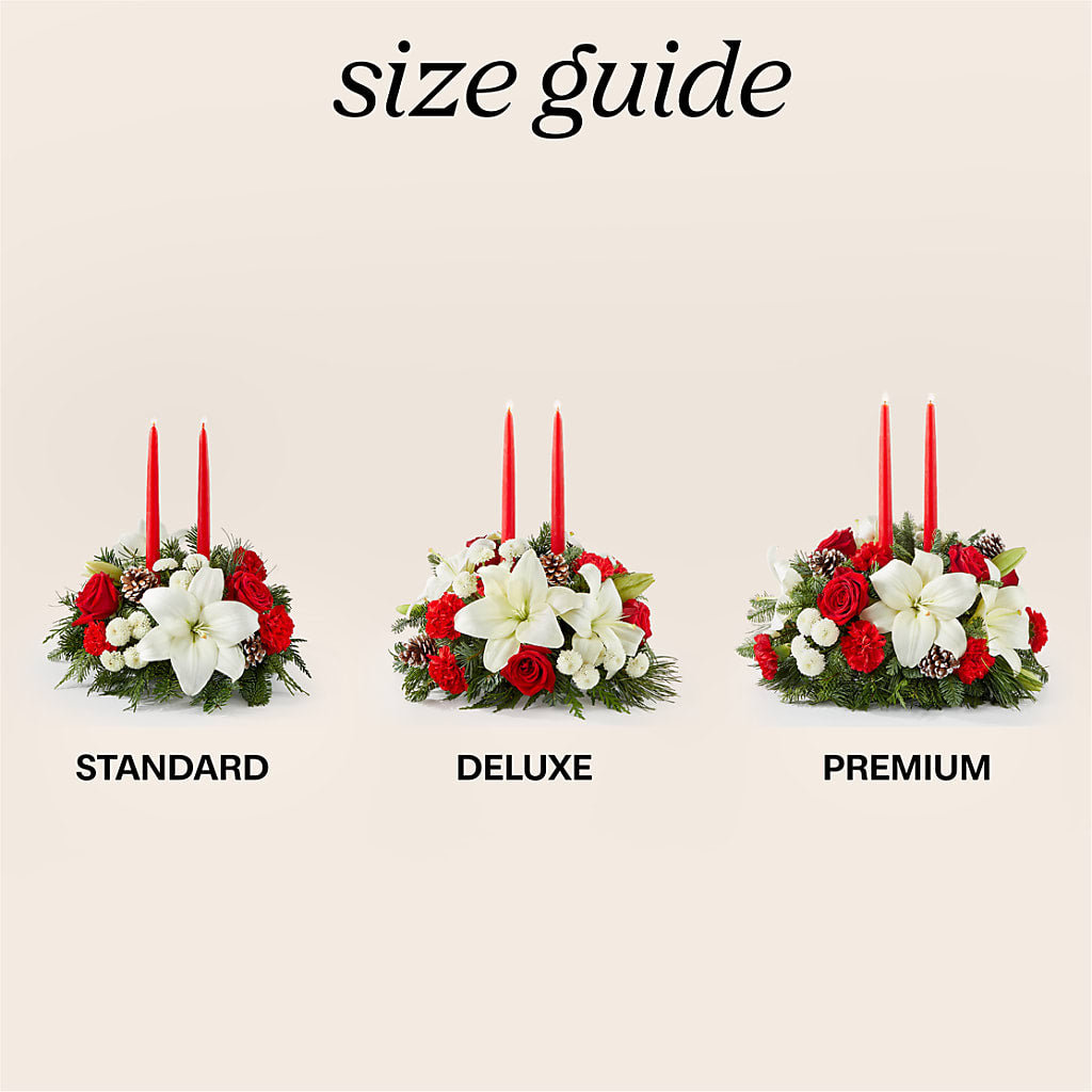Seasonal Festivities Centerpiece – ILLUSIONS FLORAL & GIFTS LLC, Marshfield WI