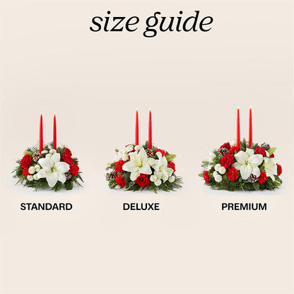 Seasonal Festivities Centerpiece – ILLUSIONS FLORAL & GIFTS LLC, Marshfield WI