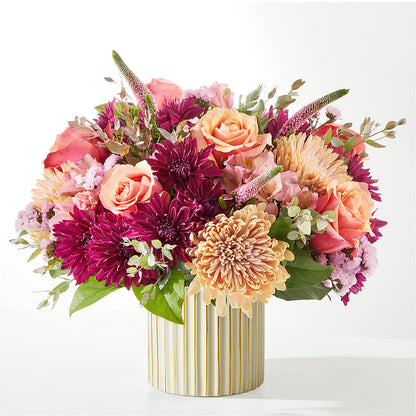 Berry Cobbler Bouquet with Ivory Vase – ILLUSIONS FLORAL & GIFTS LLC, Marshfield WI